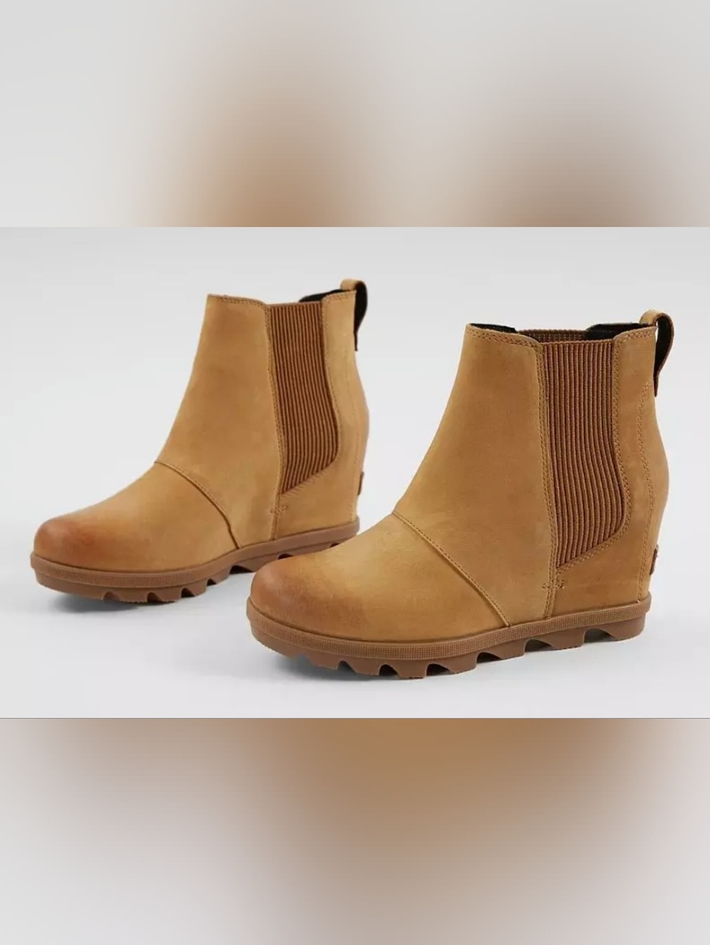 Sorel Joan Of Arctic™ Leather Wedge Boots Size 7.5 & 5 NWT MSRP $200 - Picture 2 of 14